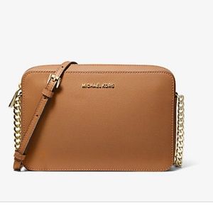 Michael Kors brown jet set crossbody
